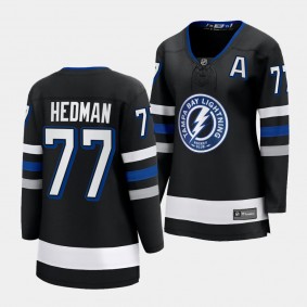 Victor Hedman Tampa Bay Lightning 2023-24 Alternate Women Premier Breakaway 77 Jersey